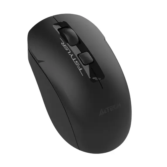 Wireless Mouse A4Tech FG16S, Fstyler 2.4G Wireless Mouse USB Black/With Silent Button, Black, 4 image