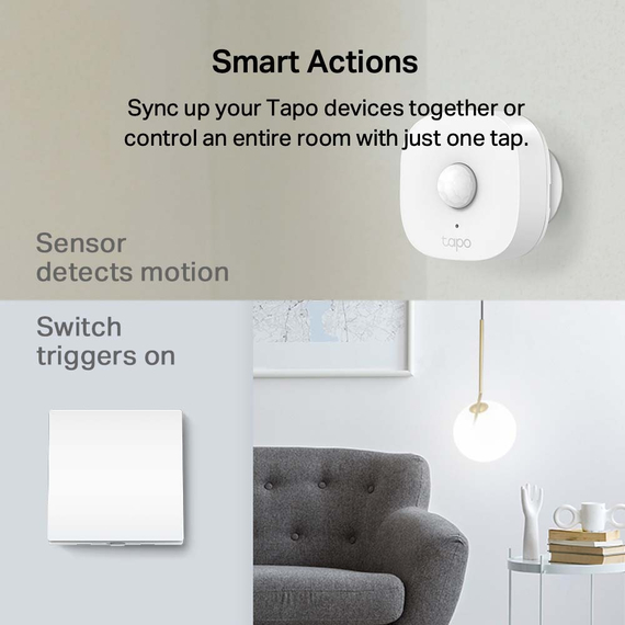 Comutator inteligent de lumină TP-LINK Tapo S210, Alb, 2 image