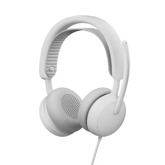 Căști Logitech Zone Wired 2, Alb, 4 image