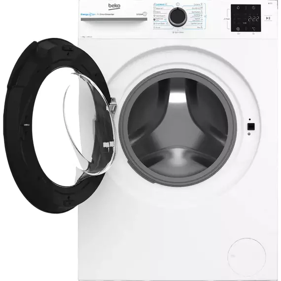 Mașină de spălat Beko BM3WFSU38413WB, 8kg, Alb, 6 image