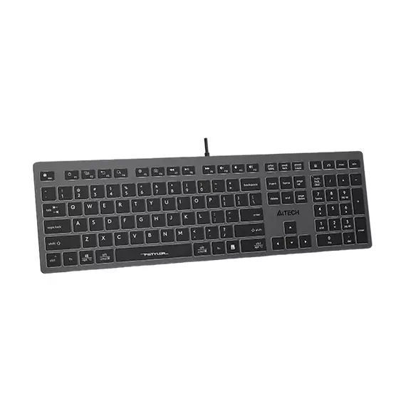 Tastatură A4Tech FX60, Cu fir, Gri, 4 image