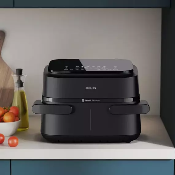 Friteuză cu aer cald Philips NA150/00, Negru, 4 image