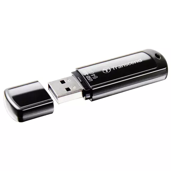 Memorie USB Transcend JetFlash 700, 64GB, Negru, 4 image