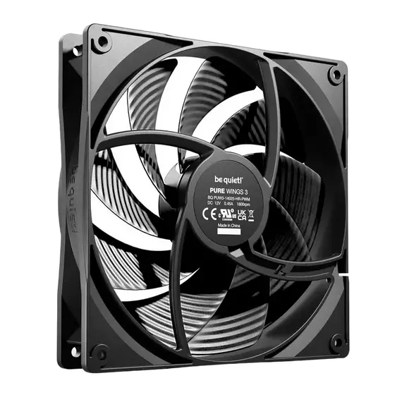 Ventilator PC be quiet! Pure Wings 3 PWM High-speed, 140 mm, 4 image