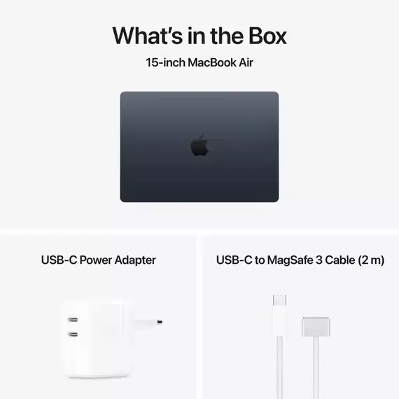 NB Apple MacBook Air 15.3" MDVK4RU/A Midnight (M5 16Gb 1Tb) 70W charger, 4 image