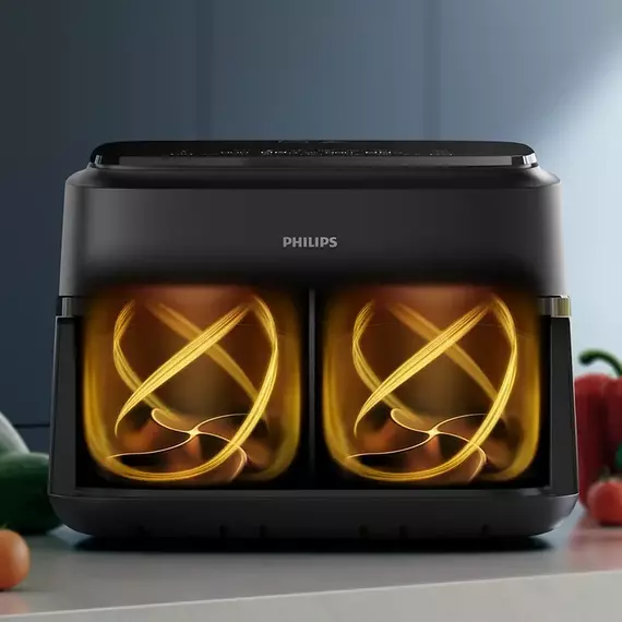 Friteuză cu aer cald Philips NA150/00, Negru, 2 image