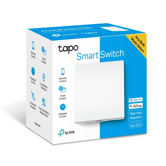 Comutator inteligent de lumină TP-LINK Tapo S210, Alb, 8 image
