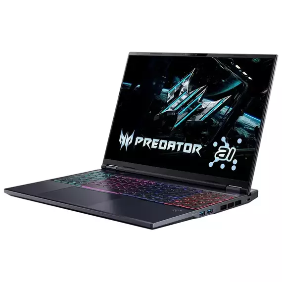 Laptop Gaming 16" Acer Predator Helios 16 AI PH16-73, Abyssal Black, Intel Core Ultra 9 275HX, 32GB/1024GB, Linux eShell, 7 image