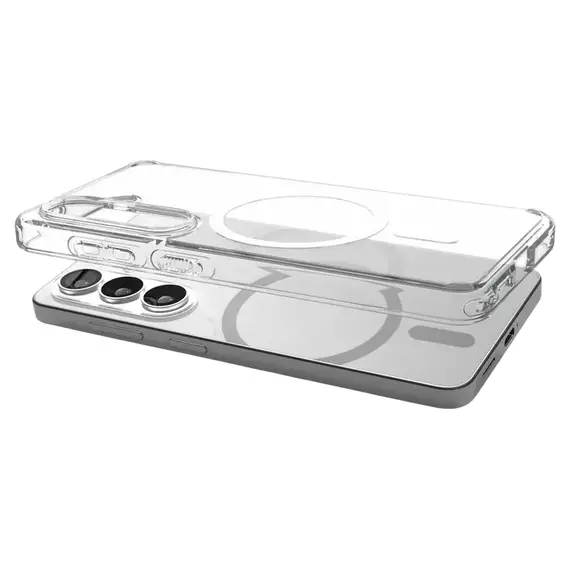 Husă Spigen Samsung Galaxy S26 Plus Ultra Hybrid MAG, Clear | White, 5 image