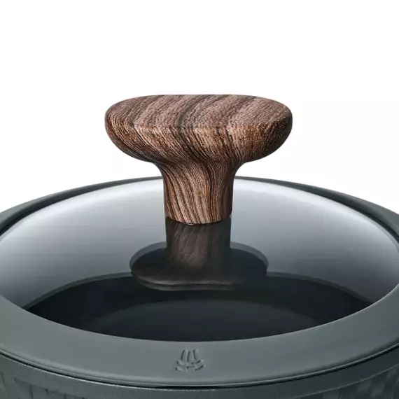 Căuș RESTO 93900, 1,3L, 16cm, Negru, 2 image