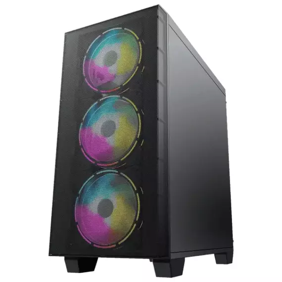 Carcasă PC Gamemax Aero Mini, Mini-Tower, Fără PSU, Negru, 4 image