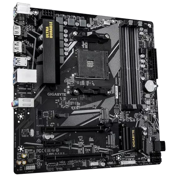 Placă de bază Gigabyte B550M DS3H R2, AM4, AMD B550, Micro-ATX, 4 image