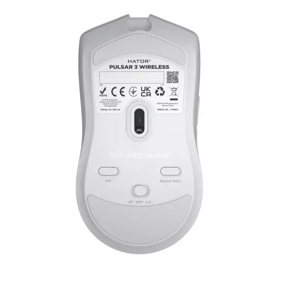Gaming Mouse HATOR Pulsar 3, Alb, 2 image