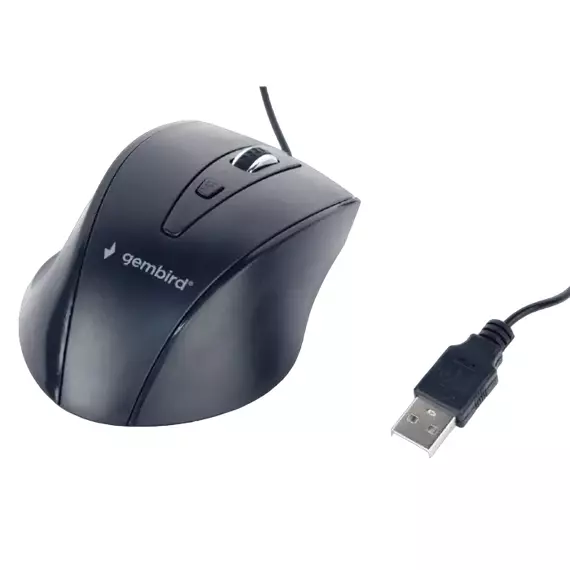 Mouse Gembird MUS-4B-02, Negru, 2 image