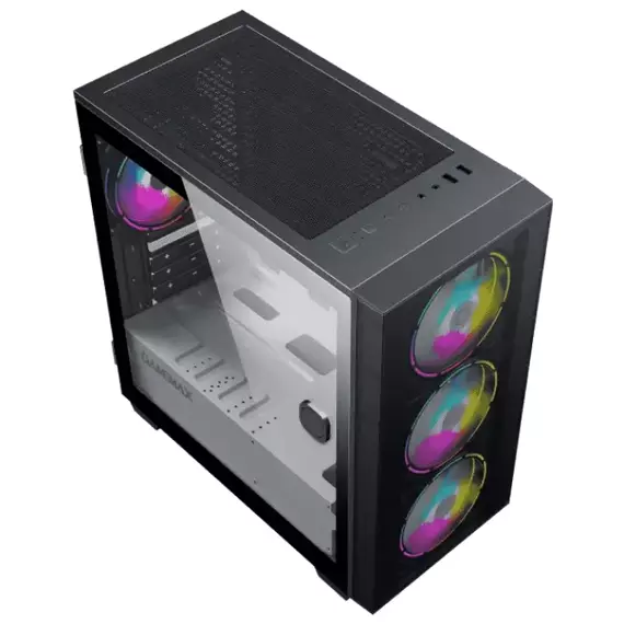 Carcasă PC Gamemax Aero Mini, Mini-Tower, Fără PSU, Negru, 5 image