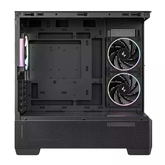 Case mATX Deepcool CG380U 3F, w/o PSU,2x120side 1x120rear ARGB PWM, 2xUSB3.0, 1xTypeC, Curved-Glass, 7 image