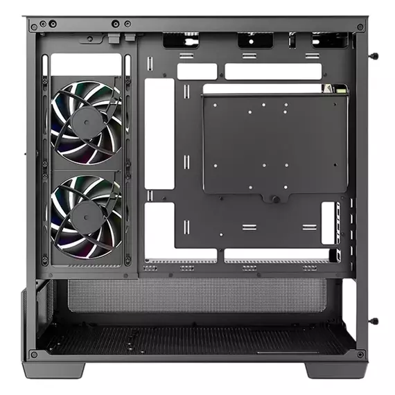 Case mATX Deepcool CG380U 3F, w/o PSU,2x120side 1x120rear ARGB PWM, 2xUSB3.0, 1xTypeC, Curved-Glass, 5 image