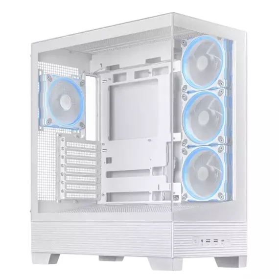 Carcasă PC ASUS A31 PLUS TG ARGB, Midi-Tower, Alb, 2 image