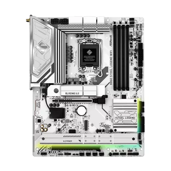 Placă de bază ASRock B860 STEEL LEGEND WIFI, LGA1851, Intel B860, ATX, 4 image