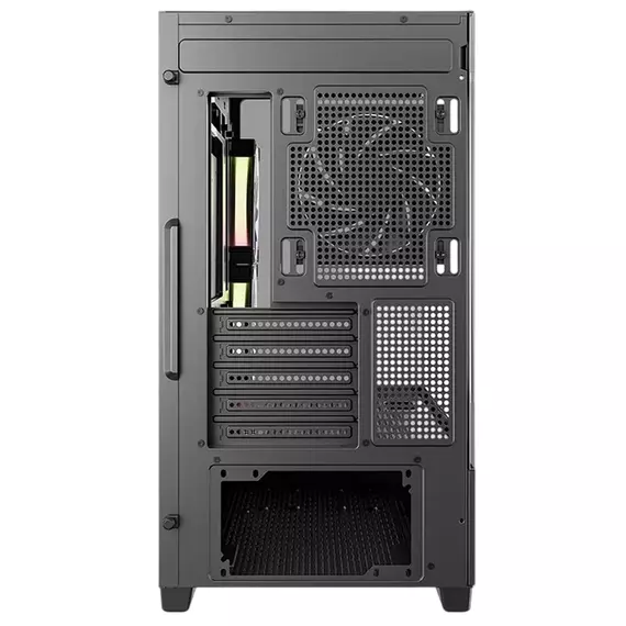 Case mATX Deepcool CG380U 3F, w/o PSU,2x120side 1x120rear ARGB PWM, 2xUSB3.0, 1xTypeC, Curved-Glass, 6 image