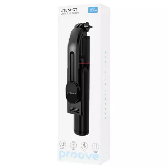 Selfie Stick Proove Lite Shot, Negru, 7 image