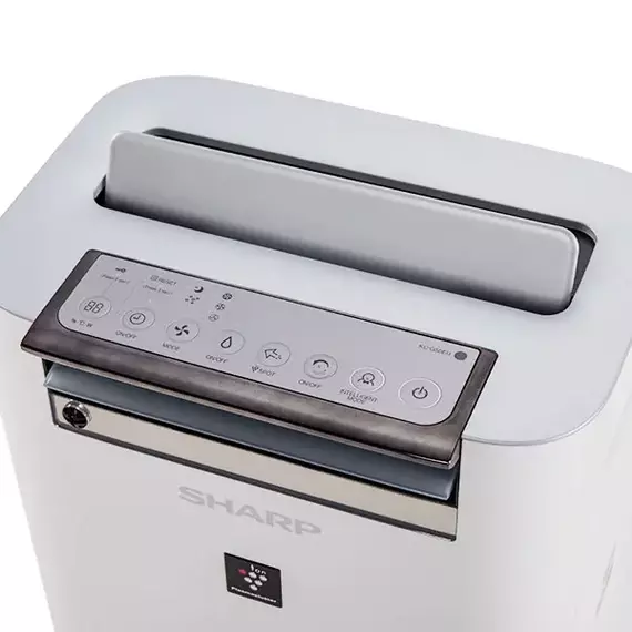 Umidificator și purificator de aer Sharp KCG50EUW, Alb, 8 image