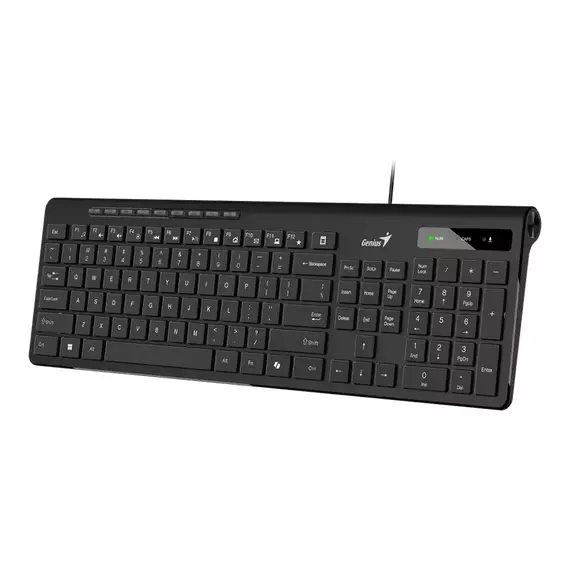 Tastatură Genius SlimStar 230 II, Cu fir, Negru, 3 image