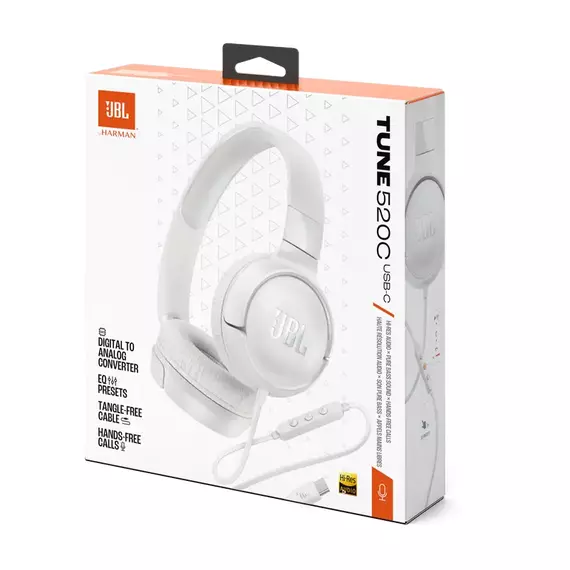 Căști JBL Tune 520C, Alb, 8 image