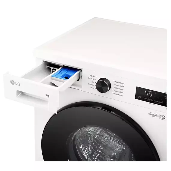 Mașină de spălat LG F4X1009NWB, 9kg, Alb, 8 image