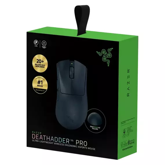 Gaming Mouse Razer DeathAdder V4 Pro, Negru, 4 image