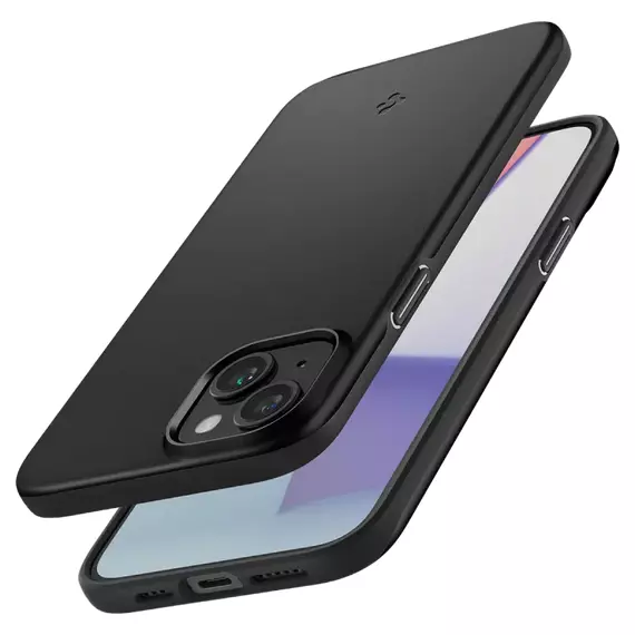 Husă Spigen iPhone 15 Plus Thin Fit, Negru, 6 image