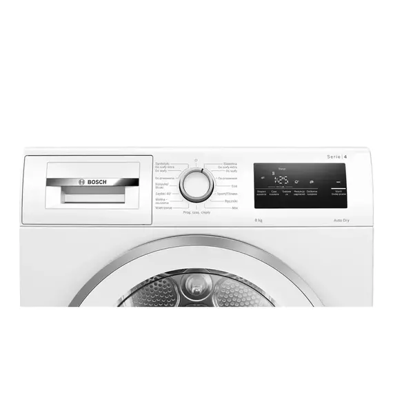 Uscător de rufe Bosch WTH85V9SPL, 8kg, Alb, 7 image