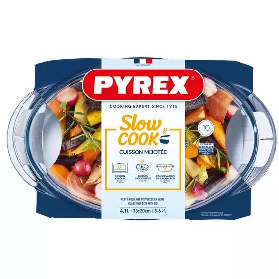 Tava de copt Pyrex 459A000, Transparent, 3 image