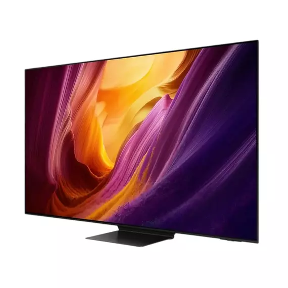 55" OLED SMART TV Samsung QE55S95HFUXUA, QD OLED, 4K UHD, Tizen OS, Black, 2 image