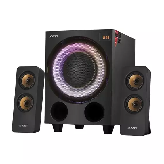 Sistem Audio 2.1 CH F&D F770X, Negru, 4 image