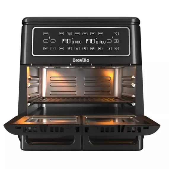Friteuză cu aer cald Breville Halo Flexi, Negru, 3 image
