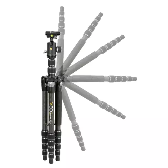 Trepied/Monopod Vanguard VEO3T 204CBP, Cap trepied de minge, Negru, 3 image