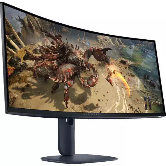 34" Monitor Gaming DELL AW3425DWM, VA 3440x1440 WQHD, Negru, 6 image