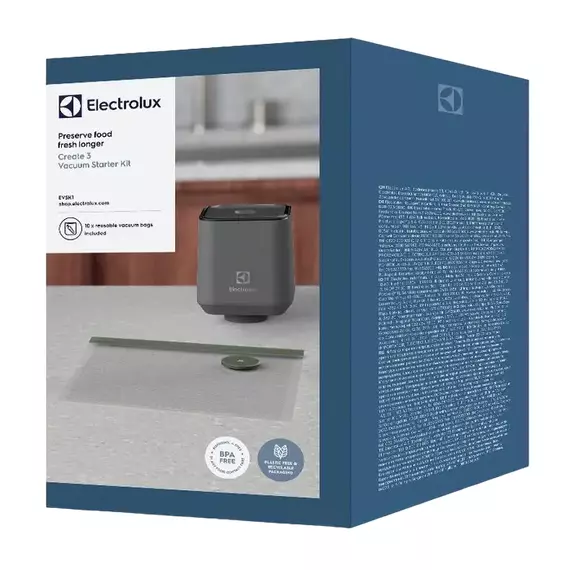 Aparat de vidat Electrolux EVSK1, Gri, 2 image