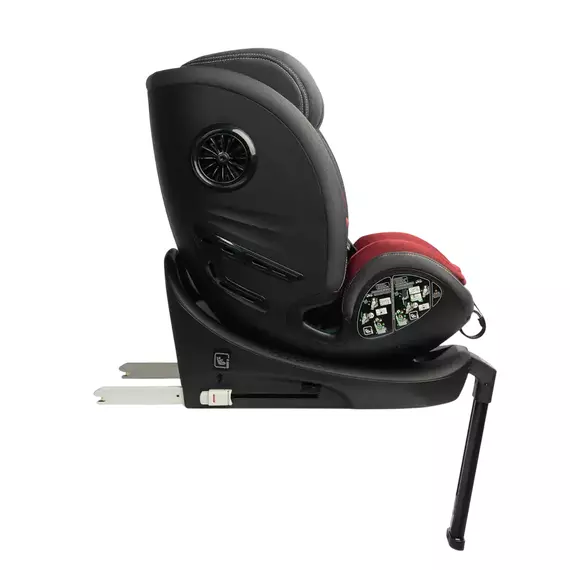 Scaun auto Caretero Fortis i-Size, Grupa 0+/1/2/3 (0-36 kg), Bordo, 5 image