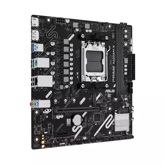 Placă de bază ASUS PRIME A620AM-K, AM5, AMD A620A, Micro-ATX, 7 image