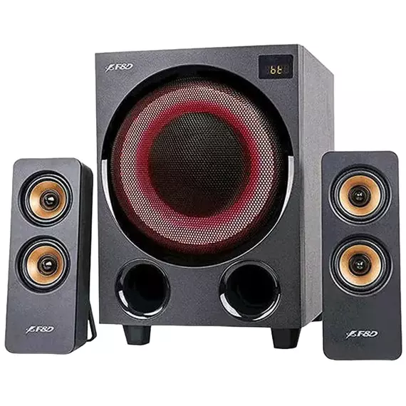 Sistem Audio 2.1 CH F&D F770X, Negru, 6 image