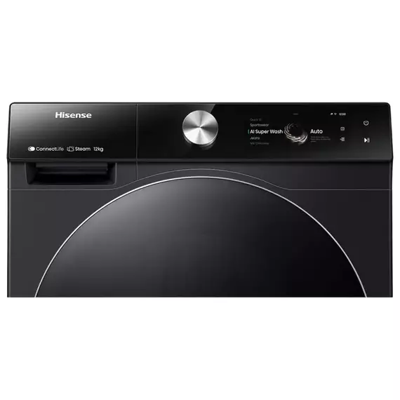 Mașină de spălat Hisense WF7S1247BB, 12kg, Negru, 6 image