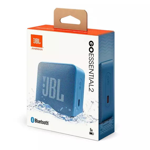 Portable Speakers JBL GO Essential 2, Blue, 5 image