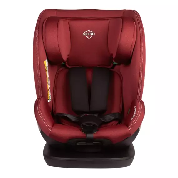 Scaun auto Caretero Securo, Grupa 0+/1/2/3 (0-36 kg), Bordo, 3 image