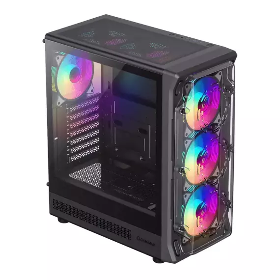Carcasă PC Gamemax Starlight 2 AB, Midi-Tower, Fără PSU, Negru, 7 image