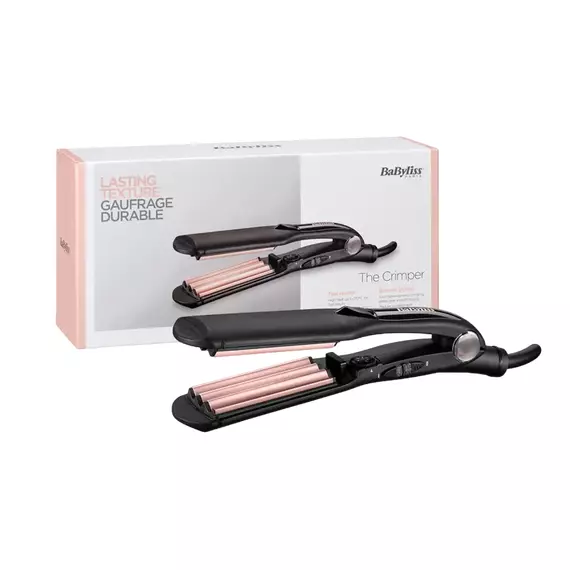 Ondulator de păr BaByliss The Crimper 2165CE, Negru, 5 image