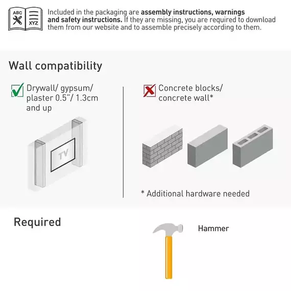 Wall Mount Barkan ''ND400.B'' Black 13"-75" Full Motion, max.43kg, VESA mm: up to 600x400mm, 4 image