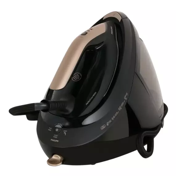 Fier de călcat cu generator de abur Philips PSG8130/80, 2700W, Negru | Auriu, 2 image