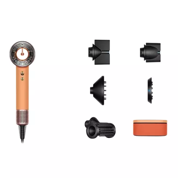 Uscător de păr Dyson Supersonic Nural HD16 Straight+Wavy, 1600W, Сeramic Apricot | Topaz, 2 image